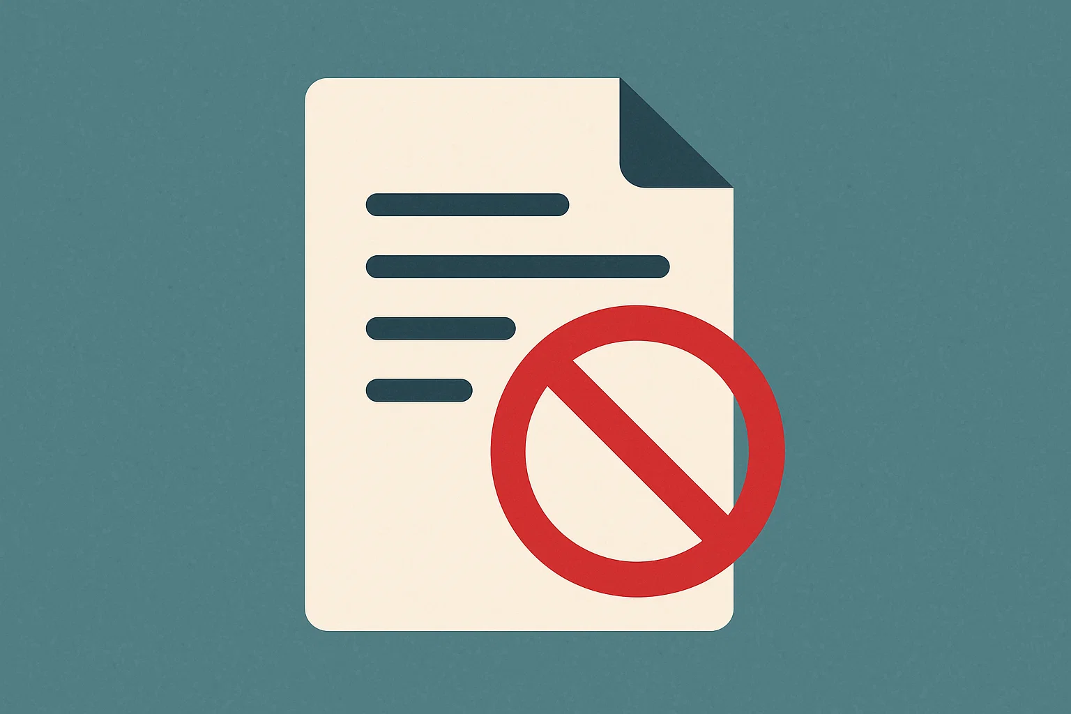 Ikona .gitignore souboru s přeškrtnutými soubory